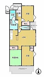 グローリアス小鷹野公園一番館 3LDKの間取り