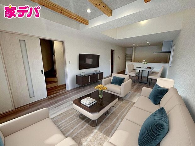 【リビング21帖】 ※掲載の家具・小物はCGによるイメージです。実際の販売価格には含まれておりません。