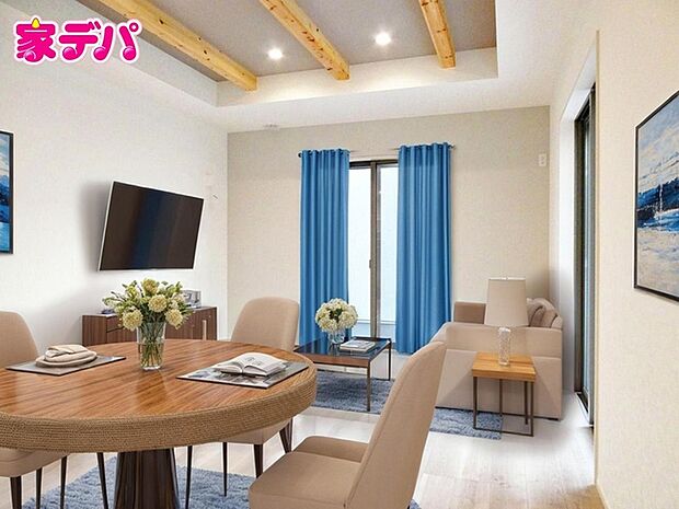 【リビング21帖】 ※掲載の家具・小物はCGによるイメージです。実際の販売価格には含まれておりません。 