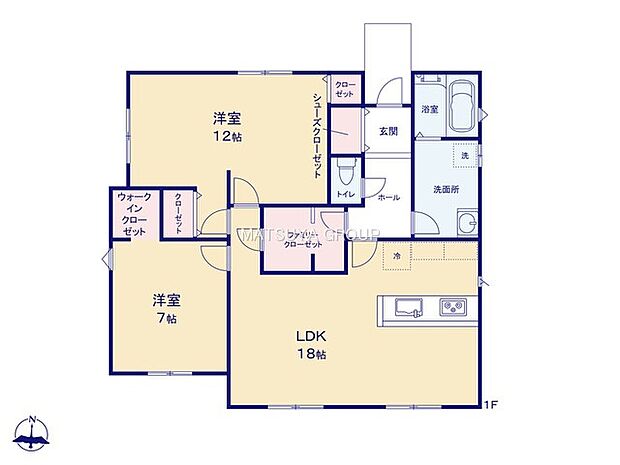2LDK+ファミリークローゼット