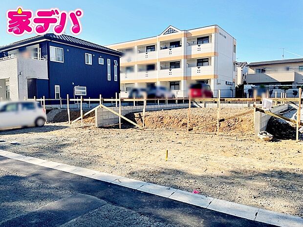 建築予定地です。ご見学希望のお客様につきましては同型同仕様の物件にご案内いたします