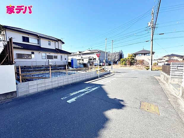 建築予定地です。ご見学希望のお客様につきましては同型同仕様の物件にご案内いたします