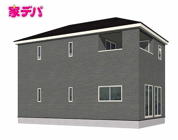 【2号棟】完成予想外観 完成予想外観は、計画段階の図面を基に描き起こしたもので、形状・色等は実際とは異なる場合があります。詳細はお問い合わせください。