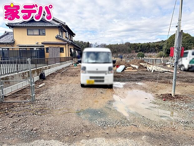 建築予定地です。ご見学希望のお客様につきましては同型同仕様の物件にご案内いたします