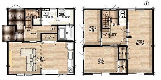 3LDK(4LDK) ※図面と現況に相違ある場合には現況優先とします。
