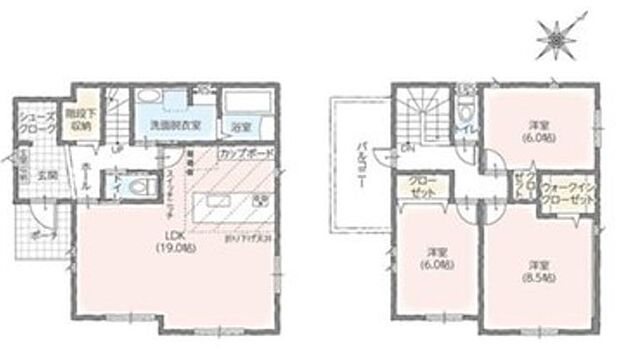 3LDK※図面と現況に相違ある場合には現況優先とします。 