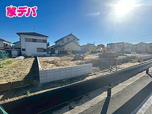 建築予定地です。ご見学希望のお客様につきましては同型同仕様の物件にご案内いたします