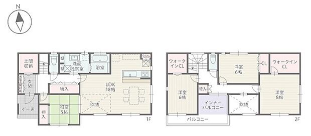 4LDK ※図面と現況に相違ある場合には現況優先とします。