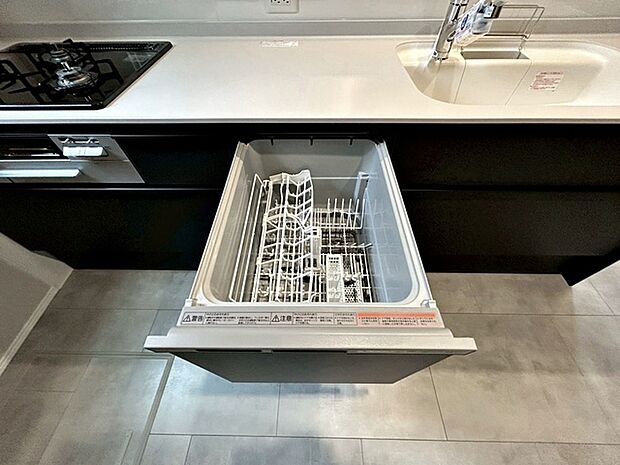 環境にも手にも優しい食器洗浄乾燥機付きが嬉しいですね 