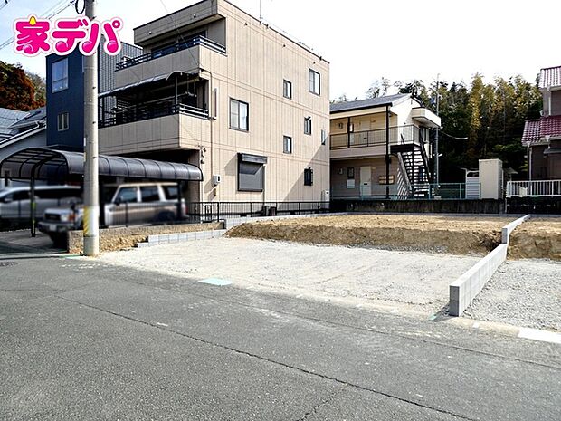 建築予定地です。ご見学希望のお客様につきましては同型同仕様の物件にご案内いたします