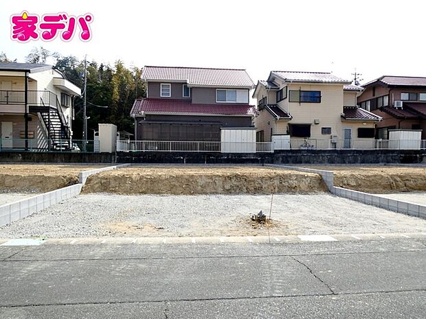 建築予定地です。ご見学希望のお客様につきましては同型同仕様の物件にご案内いたします
