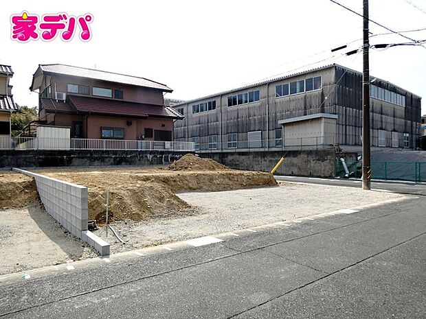 建築予定地です。ご見学希望のお客様につきましては同型同仕様の物件にご案内いたします