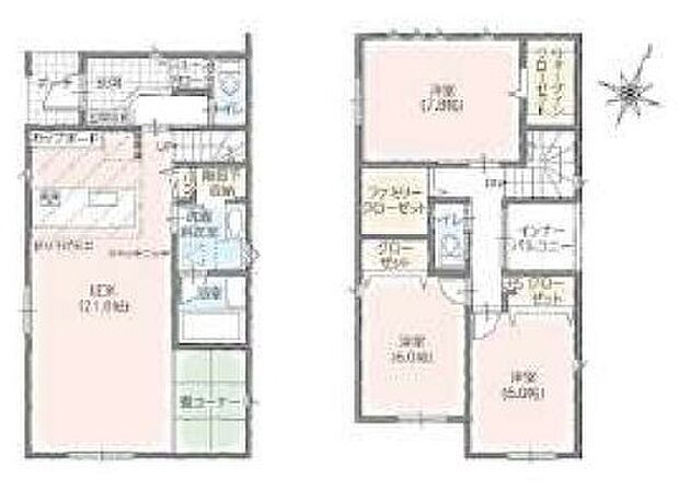3LDK＋タタミコーナー※図面と現況に相違ある場合には現況優先とします。 