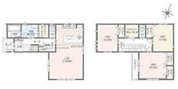 2SLDK※図面と現況に相違ある場合には現況優先とします。 