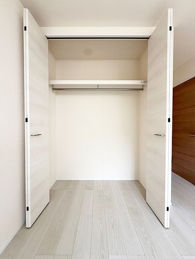 全居室に収納スペースを完備！お部屋の広さを有効に使えます。