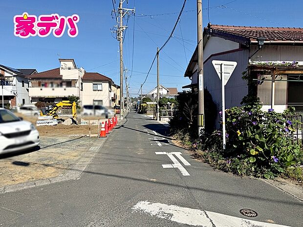 前面道路:東側約4.1m幅