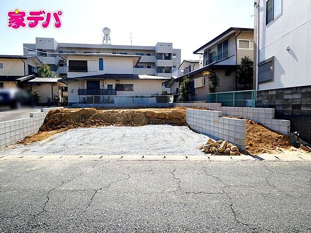 建築予定地です。ご見学希望のお客様につきましては同型同仕様の物件にご案内いたします