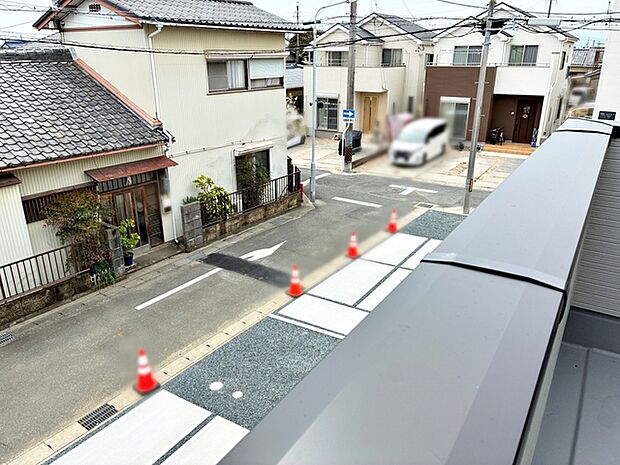 閑静な街並みの眺めは、心も体も落ち着きますね。  