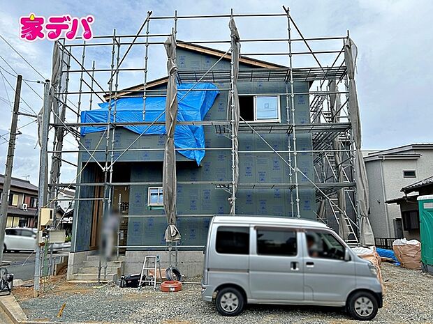 【1号棟】上棟しました！ ・長期優良住宅 ・オール電化 ・3LDK（4LDK） ・LDK21.5帖 ・パントリー ・全居室WICもしくはCL付 ・シューズクローク ・食器洗浄乾燥機 ・2面バルコニー 