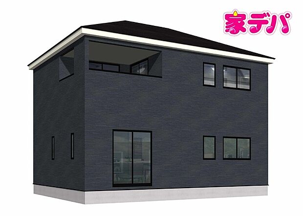 【1号棟】完成予想外観! 完成予想外観は、計画段階の図面を基に描き起こしたもので、形状・色等は実際とは異なる場合があります。詳細はお問い合わせください。