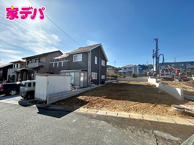 建築予定地です。ご見学希望のお客様につきましては同型同仕様の物件にご案内いたします