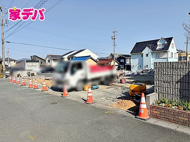 建築予定地です。ご見学希望のお客様につきましては同型同仕様の物件にご案内いたします