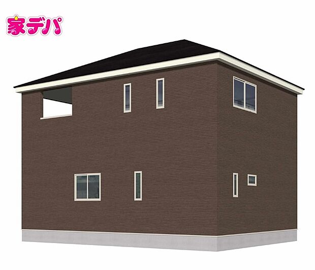 【完成予想外観】 完成予想外観は、計画段階の図面を基に描き起こしたもので、形状・色等は実際とは異なる場合があります。詳細はお問い合わせください。