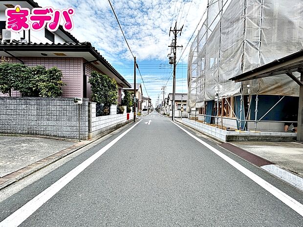 前面道路：東側約5.4ｍ幅