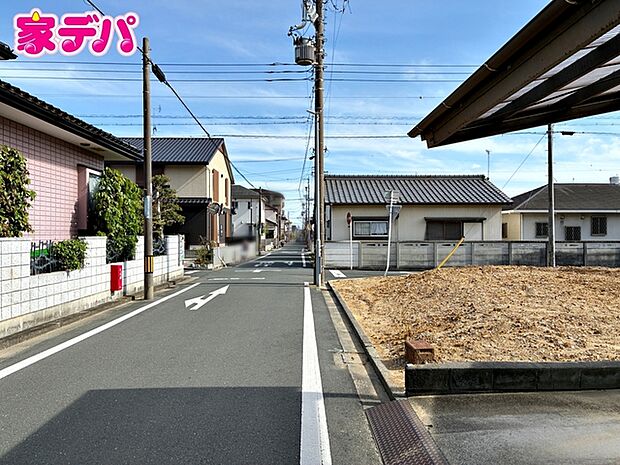 前面道路:東側約5.4m幅