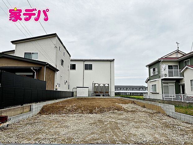 建築予定地です。ご見学希望のお客様につきましては同型同仕様の物件にご案内いたします