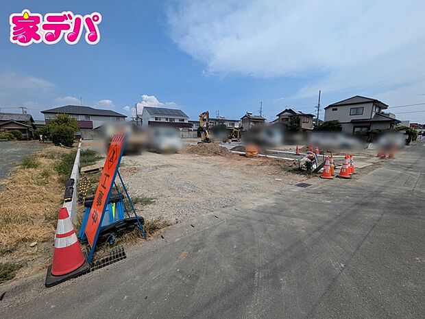 建築予定地です。ご見学希望のお客様につきましては同型同仕様の物件にご案内いたします
