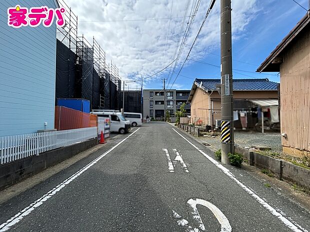 前面道路:北側約6m幅