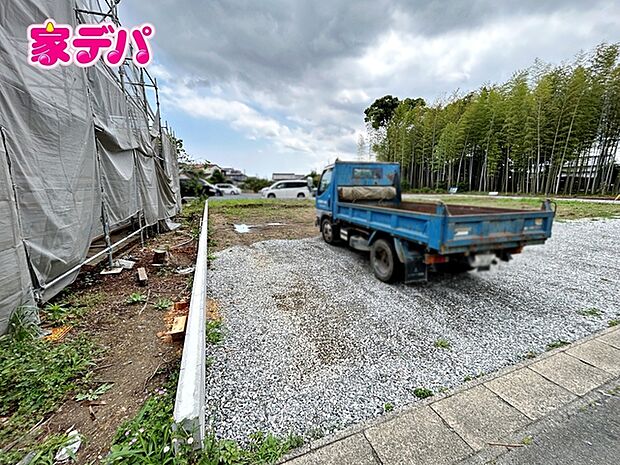 建築予定地です。ご見学希望のお客様につきましては同型同仕様の物件にご案内いたします