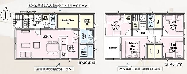 4LDK※図面と現況に相違ある場合には現況優先とします。