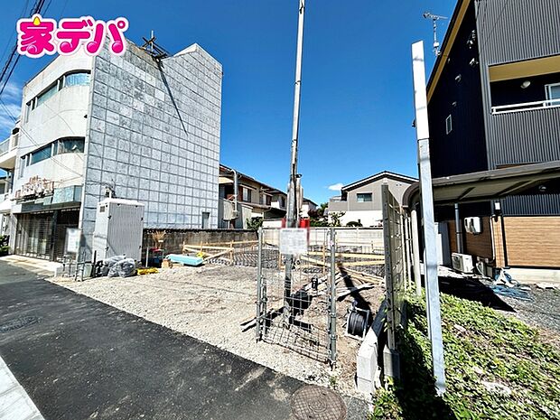 建築予定地です。ご見学希望のお客様につきましては同型同仕様の物件にご案内いたします