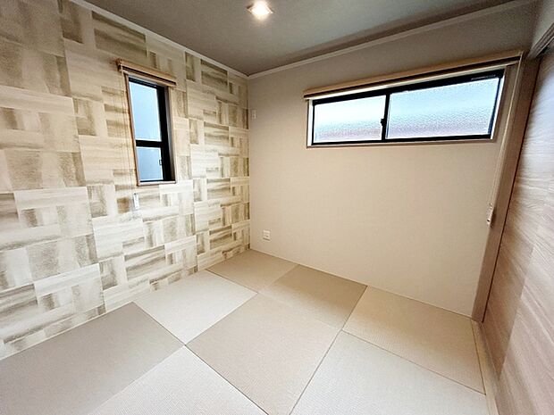 【和室4.5帖】 続き間の和室は収納スペースとして利用したり、一つのお部屋としてご使用いただけます。 
