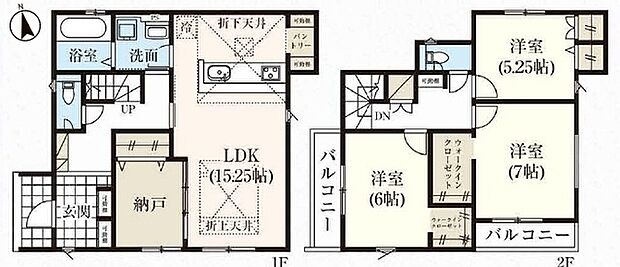 3SLDK※図面と現況に相違ある場合には現況優先とします。