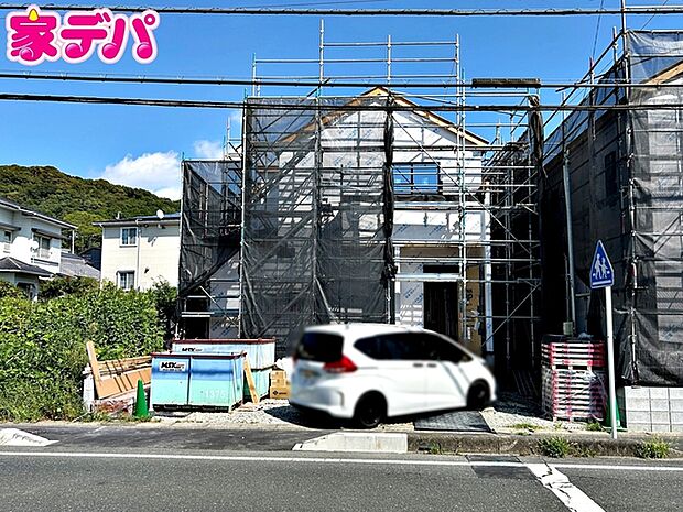 上棟しました!ご見学希望のお客様につきましては現地の他に同社の完成物件にて設備や仕様などご確認いただけます。