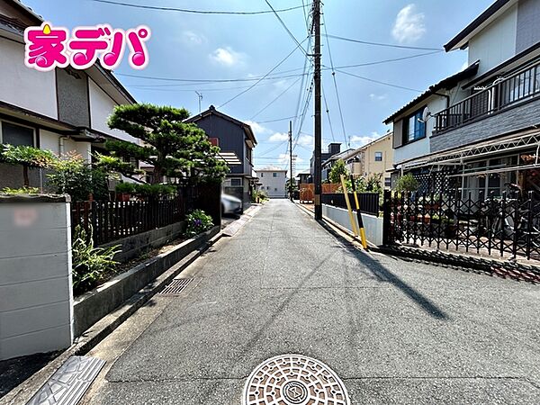 【南側】前面道路：約4ｍ幅