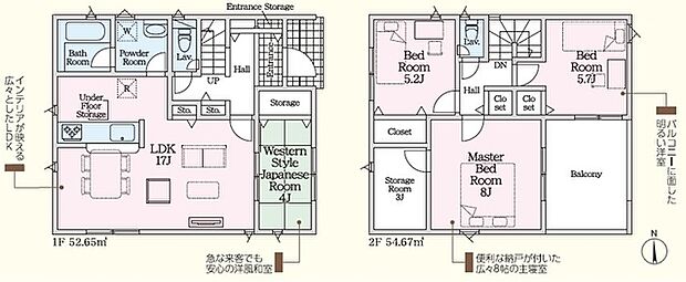 4LDK※図面と現況に相違ある場合には現況優先とします。