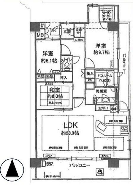 3LDK