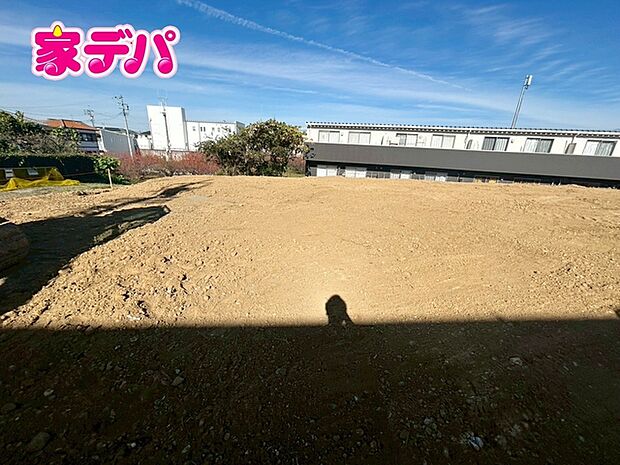 建築予定地です。ご見学希望のお客様につきましては同型同仕様の物件にご案内いたします