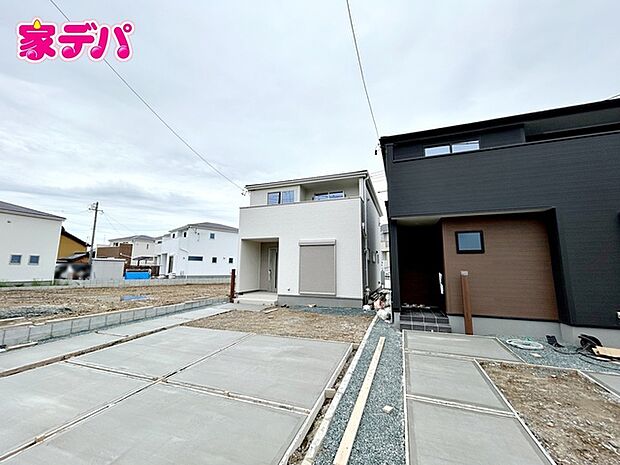 建物完成しました!現地ご案内いたします。周辺環境や陽当たりなどもあわせてご確認いただけます。実際の住み心地をイメージしながらご見学いただけますので、お気軽にお問い合わせください!