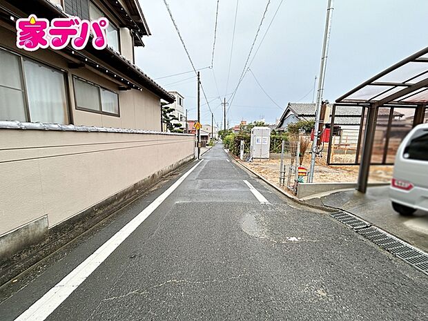前面道路:北東側約4m