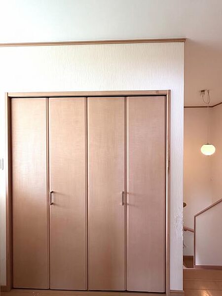 クローゼットが備わっていることでタンスを置く必要がなく、室内をすっきりと使えるのが特徴です！出っ張りが少ないためレイアウトの自由度も高く、家具配置もしやすい快適な居住スペースを実現します！
