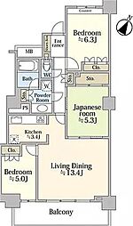 間取図画像 3LDK