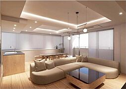 グランスイート虎ノ門 2LDKのリビング/ダイニング