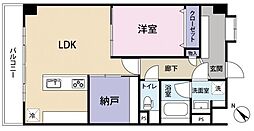 レクセルマンション西馬込 1SLDKの間取図画像