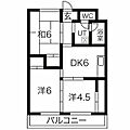 レジデンスRS6階6.4万円