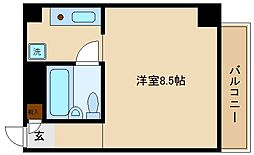 ライオンズマンション神戸西元町 1Kの間取図画像